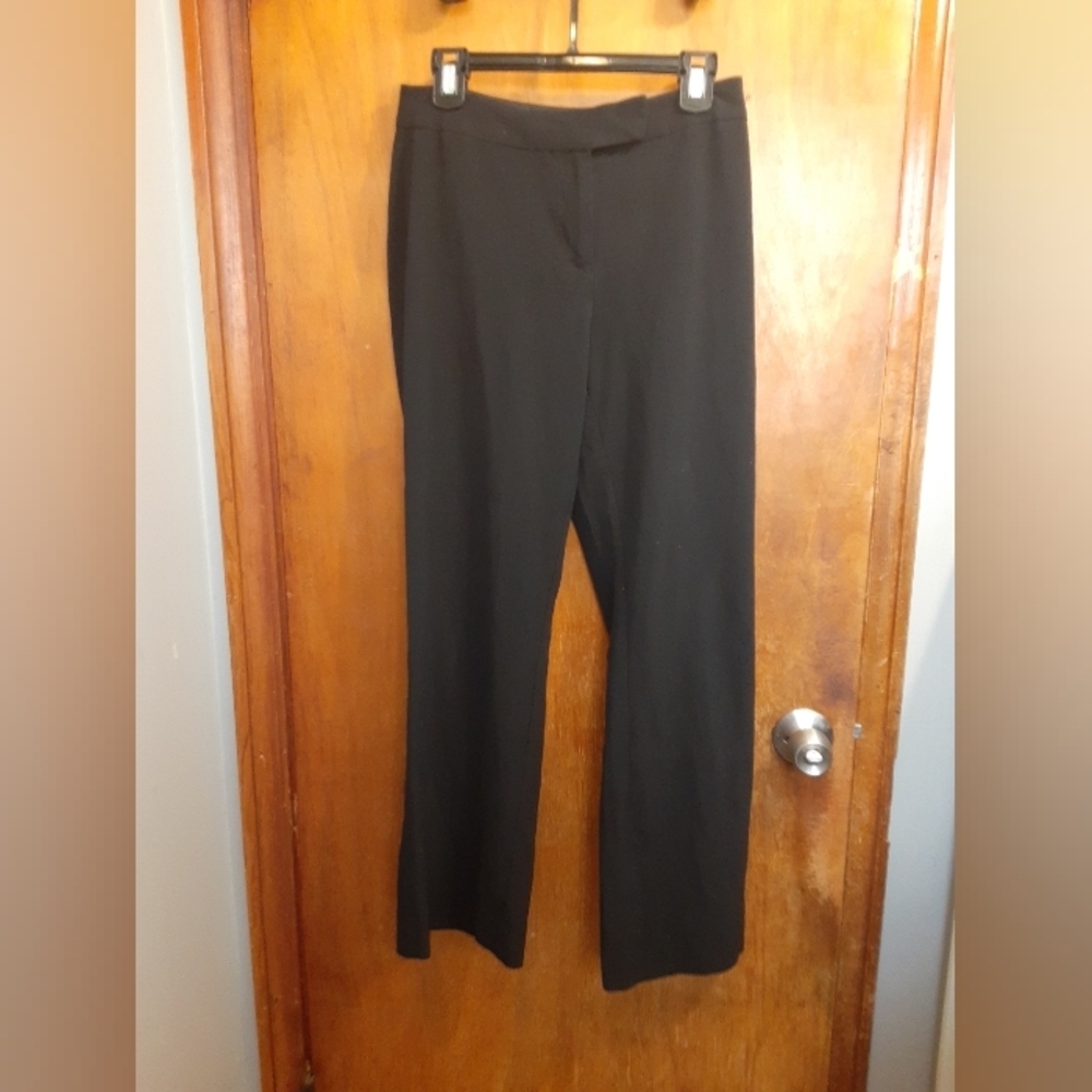 Geoffrey Beene Sport Stretch Women's Black Dress Casual Wide Leg Pants Size 6
